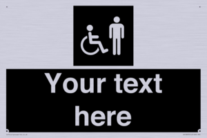 Custom information: black panel disabled and male